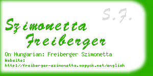szimonetta freiberger business card